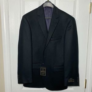 Jos. A. Bank Navy Camel Hair Sport Coat Sz 40R